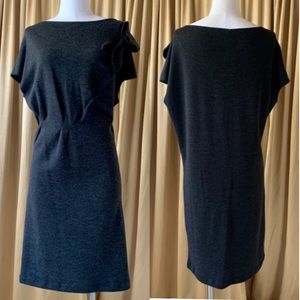 Salvatore Ferragamo Grey Wool Knit Dress